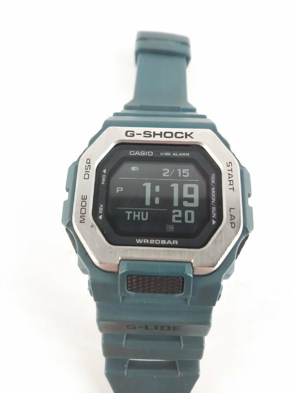 カシオ 腕時計 G-SHOCK GBX-100-2DR G-LIDE デジタル Bluetooth搭載 クォーツ メンズ グリーン 稼働