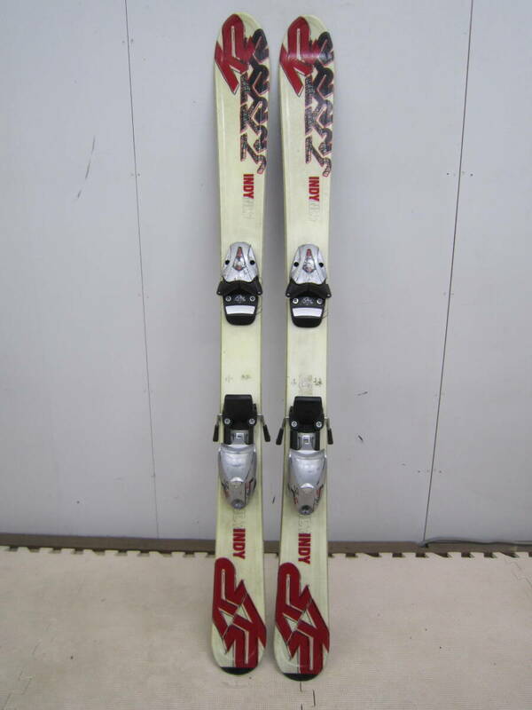 ★168）子供スキー・ケーツー「K2/INDYINDY」114cm/HEAD-SL4.5[解放値0.75-4.5]■140