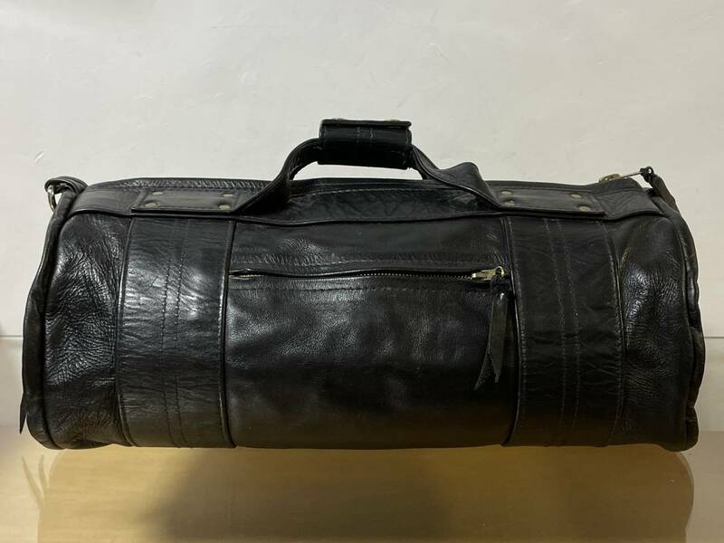 美品 LANGLITZ LEATHERS Regular Travel Bag ラングリッツレザー レギュラー トラベルバッグ