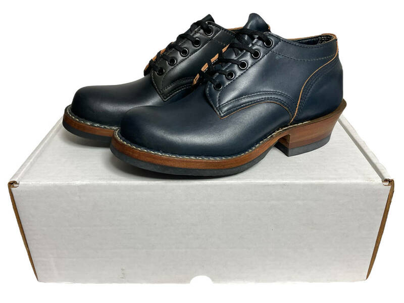 未使用品 6.5E NAVY WHITE'S BOOTS ホワイツ 300HCOX SSNVCV OXFORD CORDOVAN オックスフォード コードバン ネイビー 紺