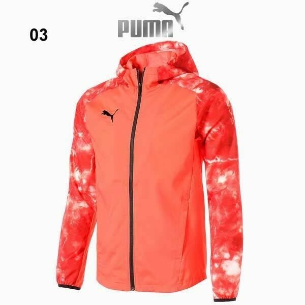 【新品特価!定価8800円が66％OFF！】PUMA プーマ NXT ハイブリッド サッカー ウーブンジャケット 588524ホットコーラル/ サイズXL