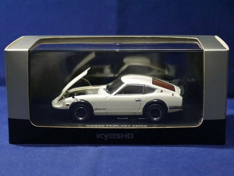 ☆1/43・京商〃NISSAN FAIRLADY 240ZG【HS30】・ニッサンフェアレディ240ZG〃WHITE/Chrome Wide Wheel Ver.WATANABE・03167W★・