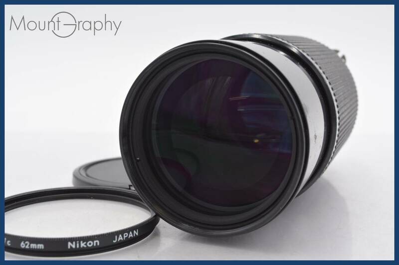 ★極上美品★ ニコン Nikon NIKKOR 80-200mm F4 Ai-s 前後キャップ、フィルター付 ★完動品★ 同梱可 #tk2540