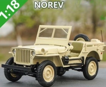 convertible コンバーチブル 1:18 ウィリー FX シリーズ ウィリージープ第二次世界大戦クラシックジープカーモデル 0561