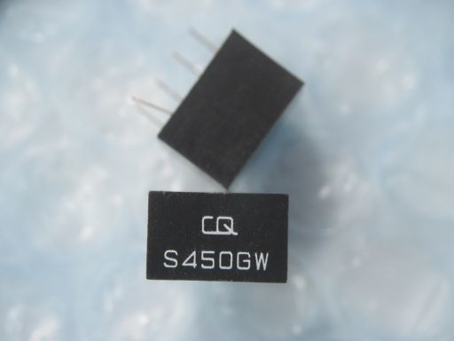 P0041　Chequers Electronic（CQ）セラミックフィルタ？　S450GW　詳細不明　動作未確認　未使用品ですが長期保存品　ジャンク品　１個