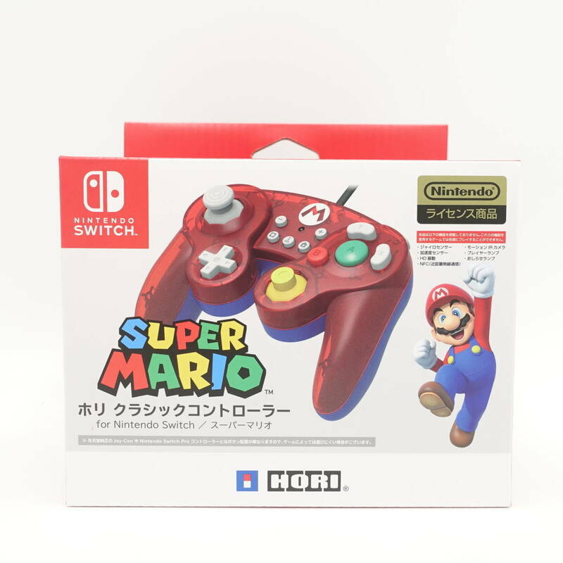 HORI for Nintendo Switch スーパーマリオ/ホリ クラシックコントローラー/ニンテンドー スイッチ/ゲーム/14223