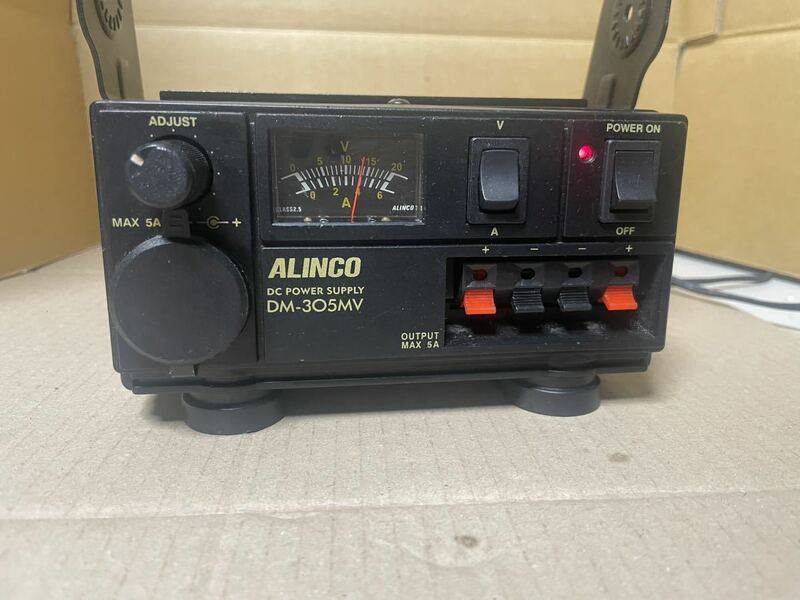 N1103/ALINCO　DM-305MV 直流安定化電源 通電確認のみ