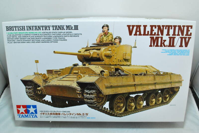 ■　希少！未開封　タミヤ　1/35　イギリス歩兵戦車　バレンタインMk.Ⅱ/Ⅳ　ミリタリーシリーズ　■