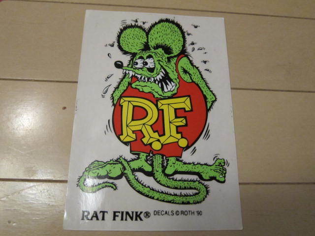 ☆1990's RAT FINK ラットフィンク エドロス ビンテージ デッドストック ヴィンテージ オフィシャル ステッカー