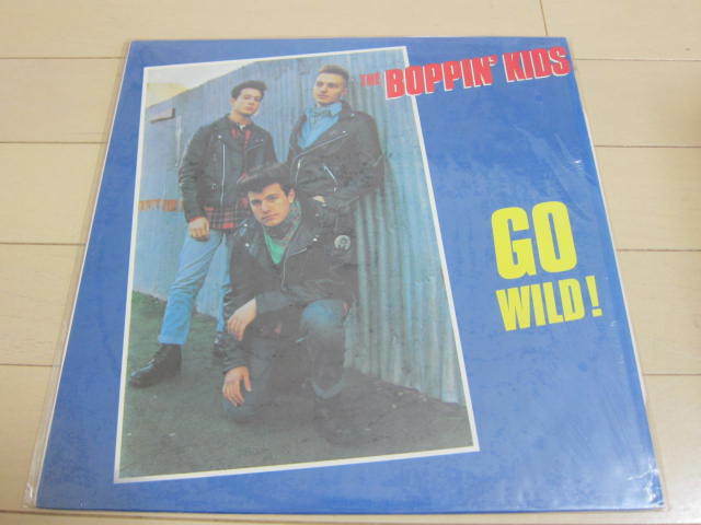 ☆The Boppin' Kids Go Wild LP レコード ネオロカビリー 1988 サイコビリー