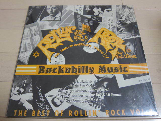 ☆日本限定再発 ROCKABILLY MUSIC ROLLIN' ROCK VOL.2 ロカビリー レコード Ray Campi My Baby Left Me Mac Curtis Grandaddy´s Rockin