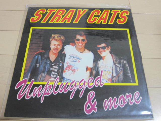 ☆STRAY CATS LP UNPLUGGED & MORE ロカビリー ストレイキャッツ レコード 