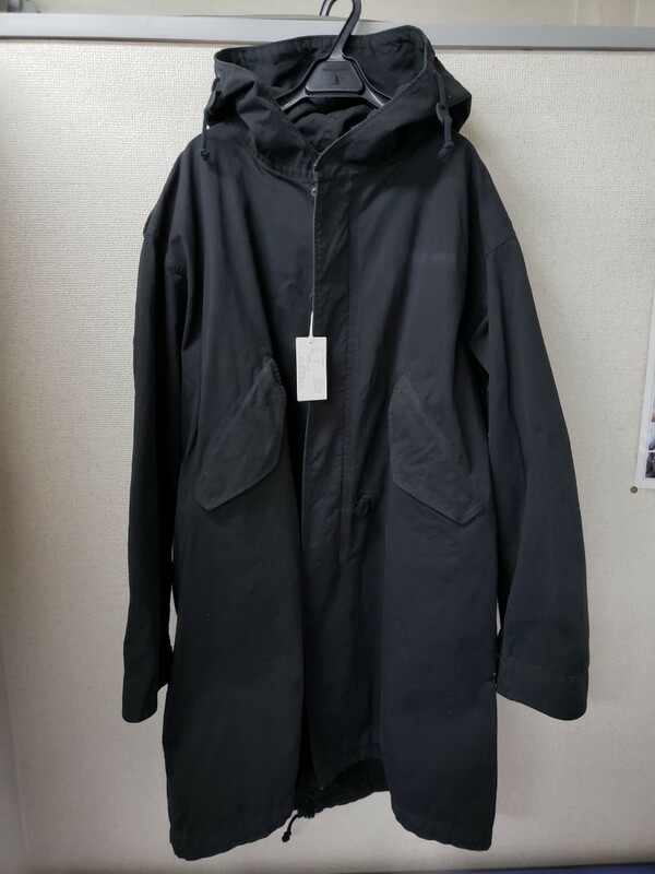 MASTER & Co. CHINO MODS COAT / チノモッズコート ミリタリー　ブラック　フェード