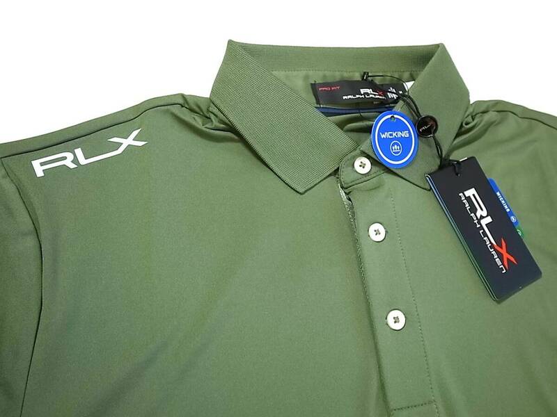RLX GOLF RALPH LAURENラルフローレン ゴルフ グリーン系 ポロシャツ sizeM