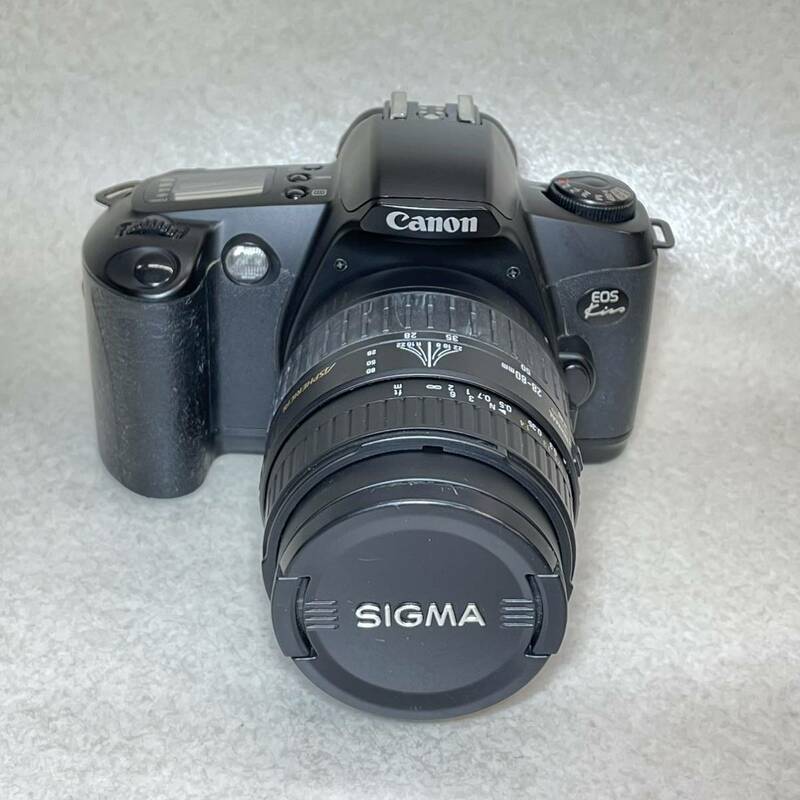 W2-2）Canon/キャノン EOS kiss / SIGMAシグマ ZOOM 28-80mm 1:3.5-5.6 II MACRO カメラレンズ （99）