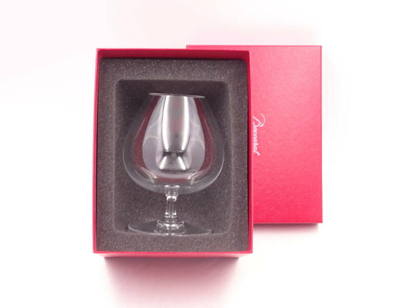 RA222/未使用 バカラ コニャック ワイン グラス/箱 付/Baccarat クリスタル ガラス 保管品 食器 コレクション