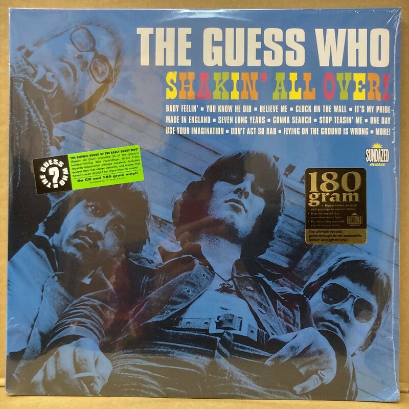 GUESS WHO /SHAKIN' ALL OVER /LP5113 /STILL SEALED /US盤 /2LP,重量盤★送料着払い★URT