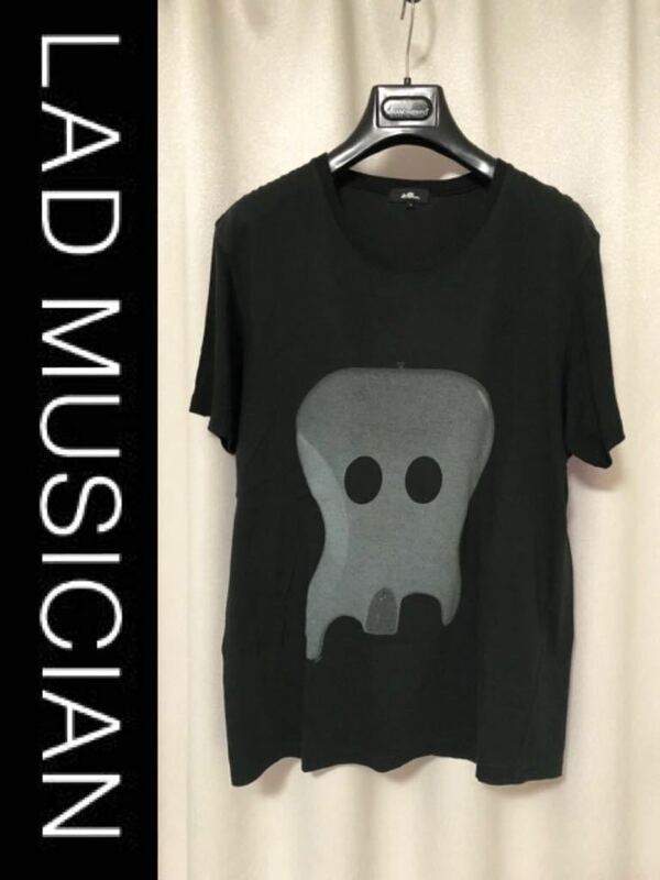 正規 LAD MUSICIAN ×（FENDER U.S.A.）Tシャツ ブラック ラッドミュージシャン × フェンダー サイズ46★