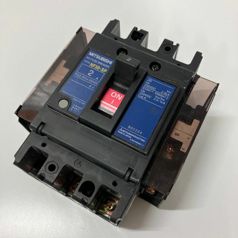 三菱　MITSUBISHI　NF30-SP 　ノーヒューズブレーカ　漏電遮断器　3P　2A　U-960