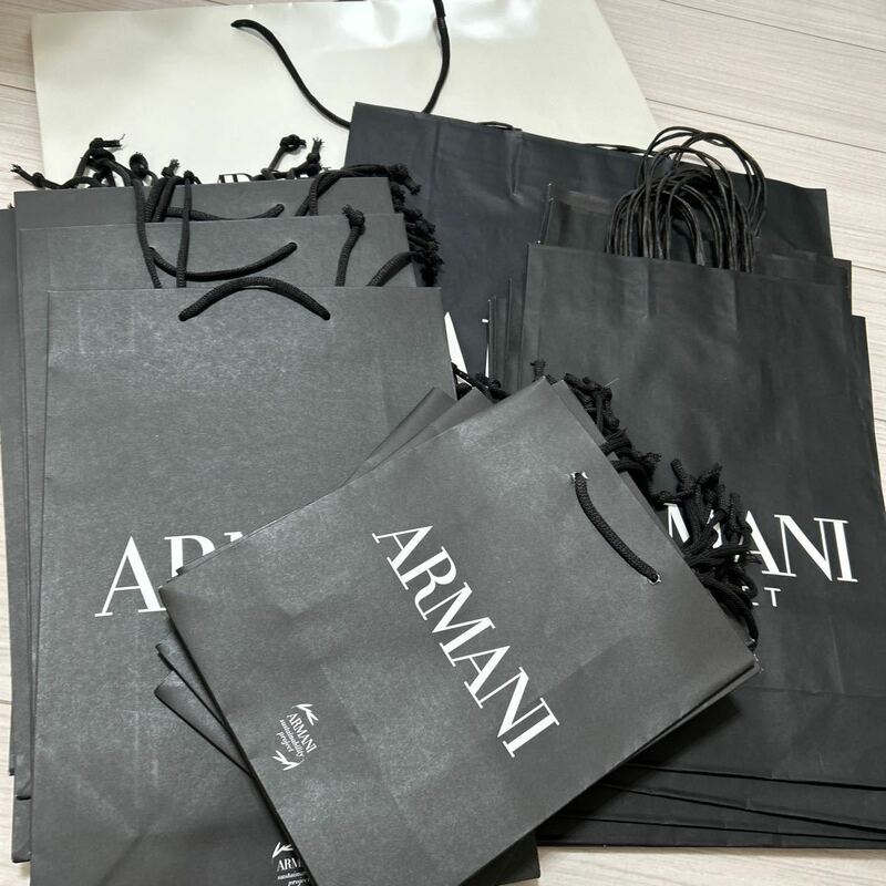 大量　ARMANI アルマーニ　紙袋 ショッパー 
