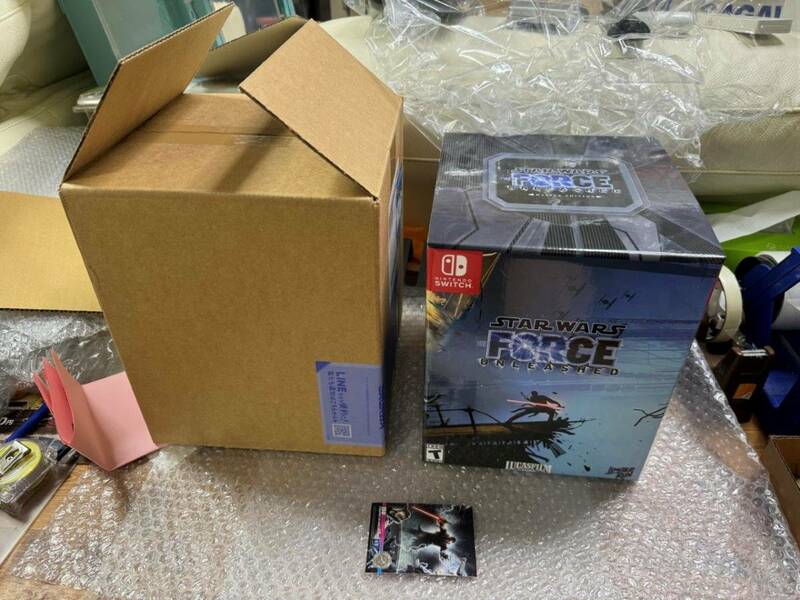 SW スターウォーズ フォース アンリシュド Star Wars Force Unleashed コレクターズ北米版 カード付 新品未開封 配送箱 海外 輸入 送料無料