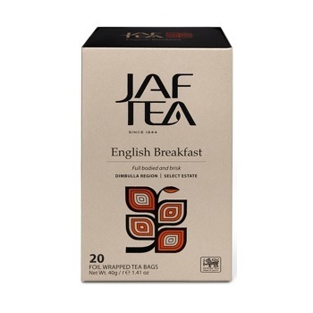送料込！イングリシュブレックファスト20P ティーバッグ JAF TEA 高級 紅茶 ブレンド 代引時間指定不可