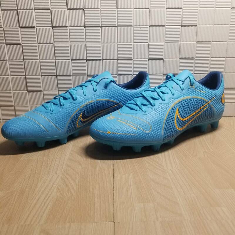 送料無料・新品未使用！！ナイキ NIKE サッカーシューズ スパイク / ヴェイパー14 PRO HG / ブルー 定価17050円 25.0ｃｍ