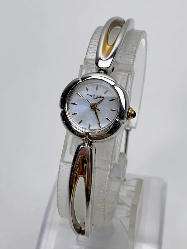 T928 marie claireマリクレール RPOK-Q1クォーツ式 シェル文字盤 腕時計