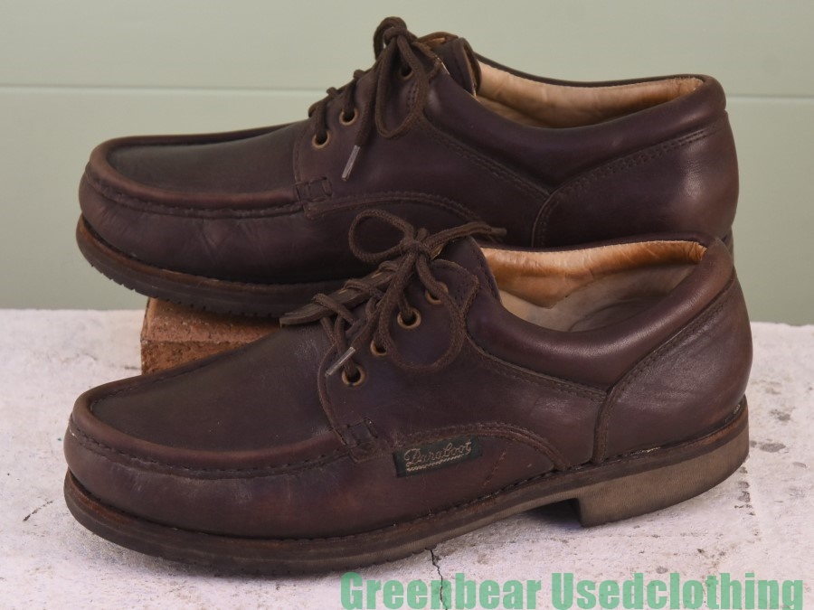 X662◆フランス製【パラブーツ Paraboot】ビンテージ メンズシューズ 茶 ブラウン メンズ 25cmくらい 