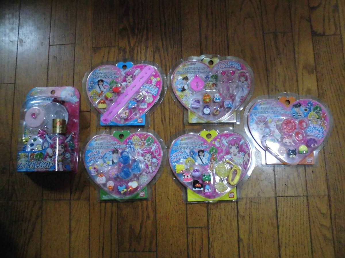 換金処分★即決★新品★バンダイ スマイルプリキュア★スマイルパクト＋キュアデコルセット 全5種★BANDAI