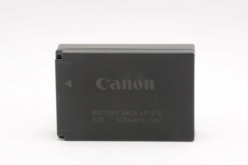 【良品】Canon キヤノン バッテリーパック LP-E12 対応機種 デジタル一眼 EOS Kiss X7/ミラーレス一眼 EOS KissM/M2など ＃4059