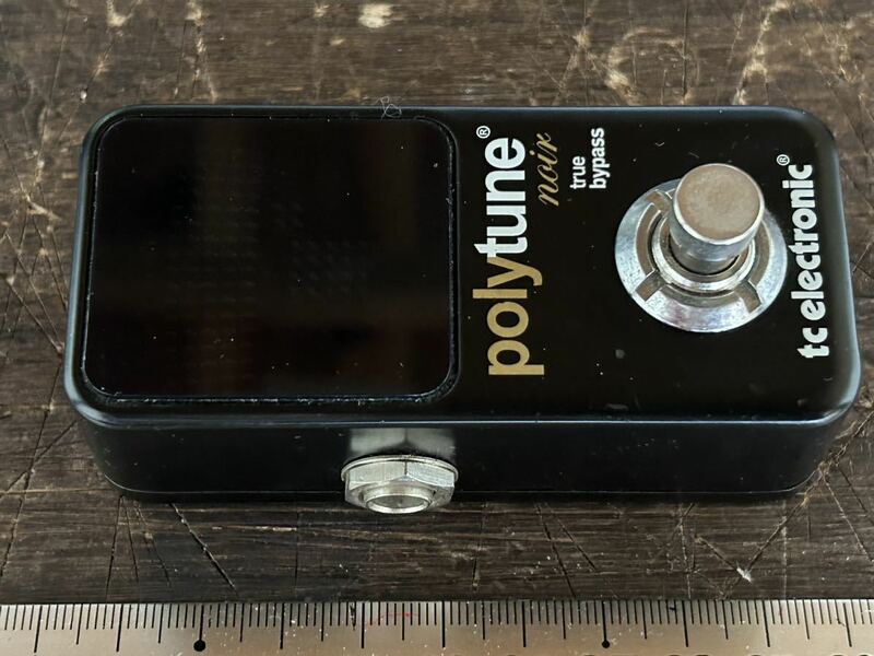 [GE]tc electronic polytune mini noir ポリチューンミニ・ノワール 業界で話題のだポリフォニック・チューナーがコンパクトサイズで登場②