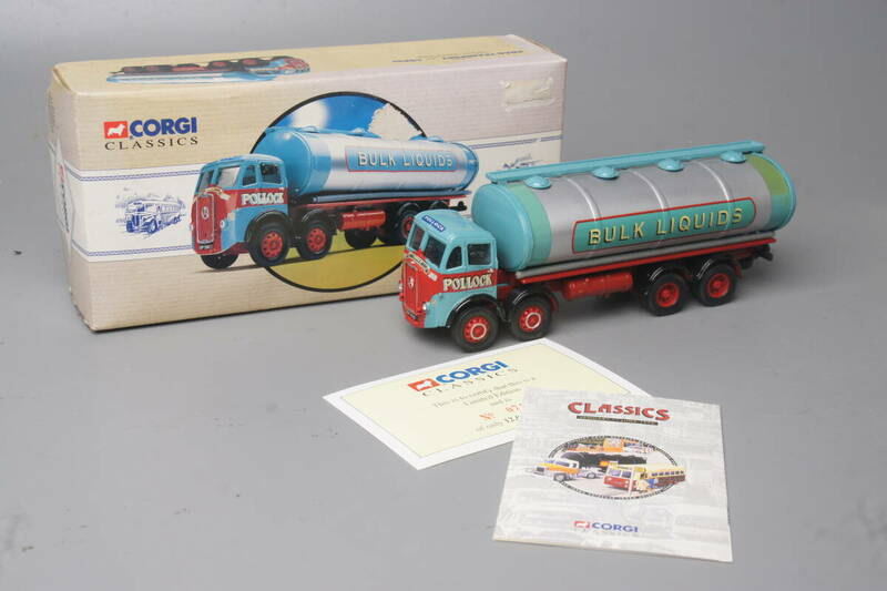 箱色あせ　1995年 限定12000　CORGI Classics　1/50　ATKINSON ELLIPTICAL TANKER　コーギー　タンカー　トラック