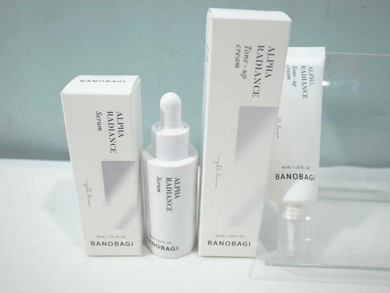 ●BANOBAGI アルファラディアンス　トーンアップクリーム　40ml/セラム 30ml ※残量多