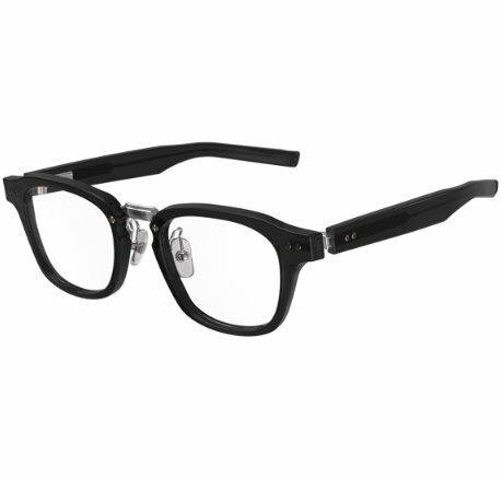 新品 未使用 フォーナインズ 999.9 眼鏡フレーム M-151 9904 クリアブラック × アンティークシルバー 純正ケース付