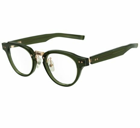 新品 未使用 フォーナインズ 999.9 眼鏡フレーム M-150 7601 グリーンカーキ × ゴールド 純正ケース付