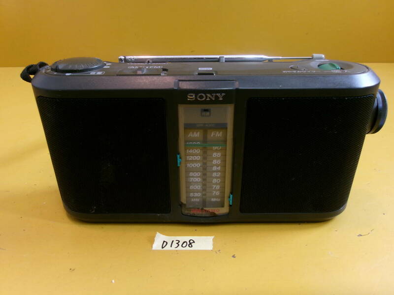 (D-1308)SONY ポータブルラジオ SRF-A300 動作未確認 現状品