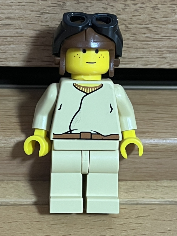 即決　LEGO スターウォーズ 　アナキン　スカイウォーカー　幼少期　ゴーグル付き　 ミニフィグ レゴ STARWARS　安心ネコポス発送