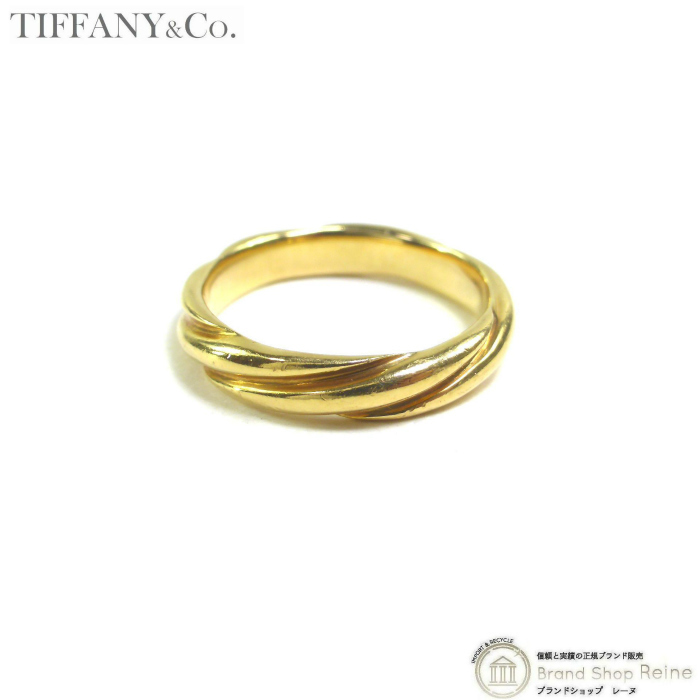 ティファニー （TIFFANY＆CO.） ツイスト リング K18 スクリュー 指輪 12.5号 ゴールド（中古）
