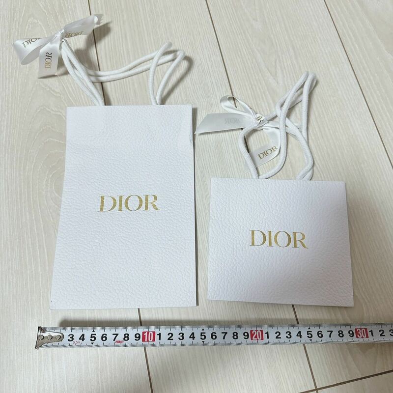 【dior】紙袋　ショッパー　2枚セット　まとめ売り【ディオール】