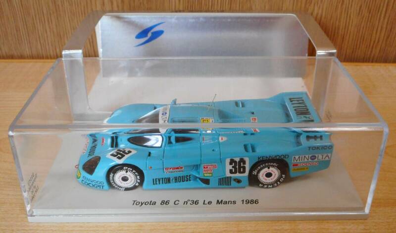 《中島悟》1/43 トヨタ86C #36 1986 LM【スパーク(spark)】86 C ル・マン24時間 Le Mans 24Hr nakajima