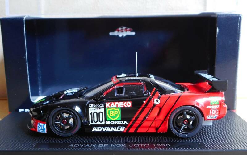 《高橋国光》1/43 ホンダ ADVAN BP NSX #100 JGTC1996【EBBRO(エブロ)】チーム・クニミツ　アドバン