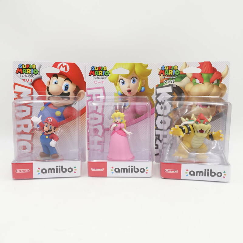 amiibo マリオ ピーチ クッパ 3点セット スーパーマリオシリーズ 未開封 任天堂 Nintendo SUPER MARIO/2-2697