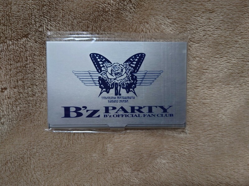 B'zParty　ファンクラブ　継続記念品　カードケース　名刺入れ　B'z
