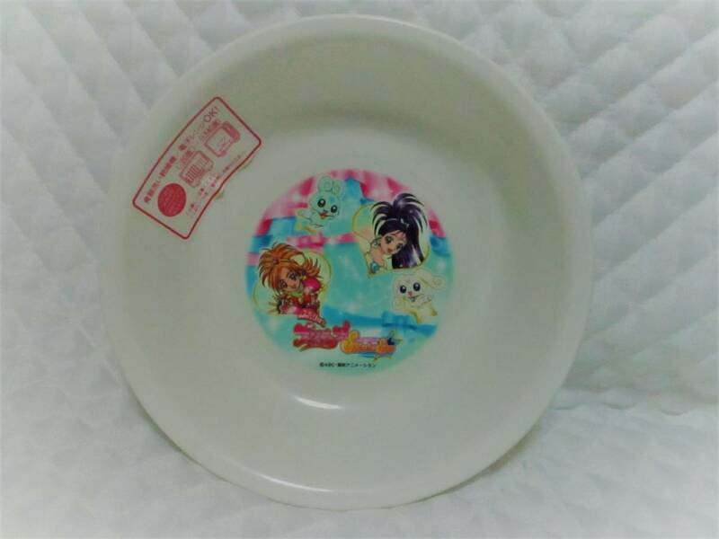 【 ふたりはプリキュアスプラッシュスター 深皿 】 白 新品 即決 プレート 食事 食器 皿 プリキュア スプラッシュスター 日本製