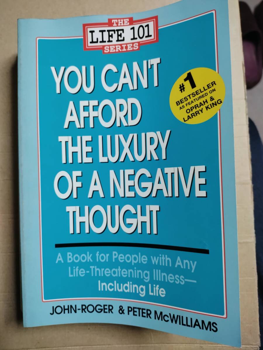 You Can't Afford the Luxury of a Negative Thought (Life 101 Series)　洋書拍卖