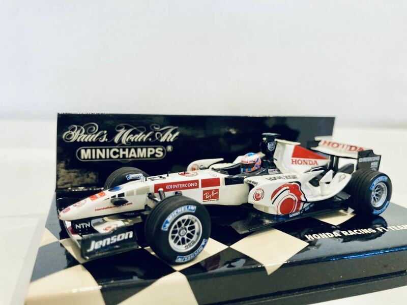 【送料無料】1/43 Minichamps Honda Racing F1 Team ホンダ レーシング F1 RA106 #12 J.バトン 2006