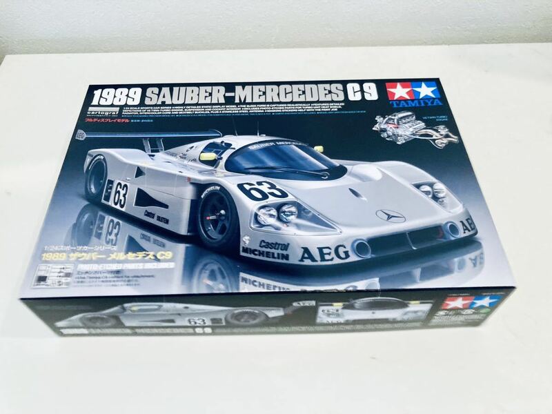 【送料無料】1/24 タミヤ ザウバー メルセデス C9 1989 Le Mans Winner カルトグラフデカール-エッチングパーツ付