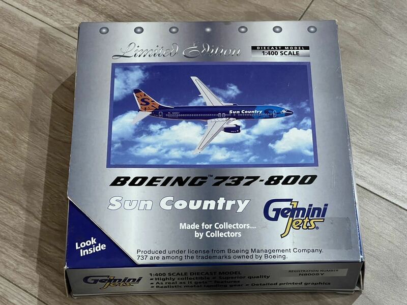 Gemini Jets Sun Country BOEING 737-800 1/400