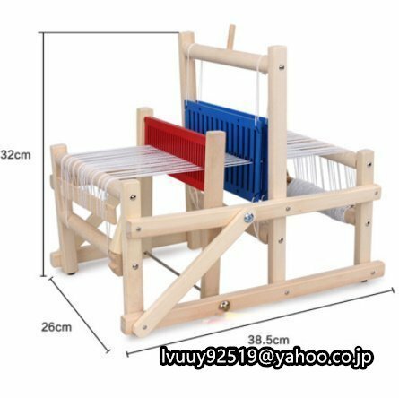 木製 伝統的な織機 クラフト 教育ギフト 木製手織り機 子供のおもちゃ